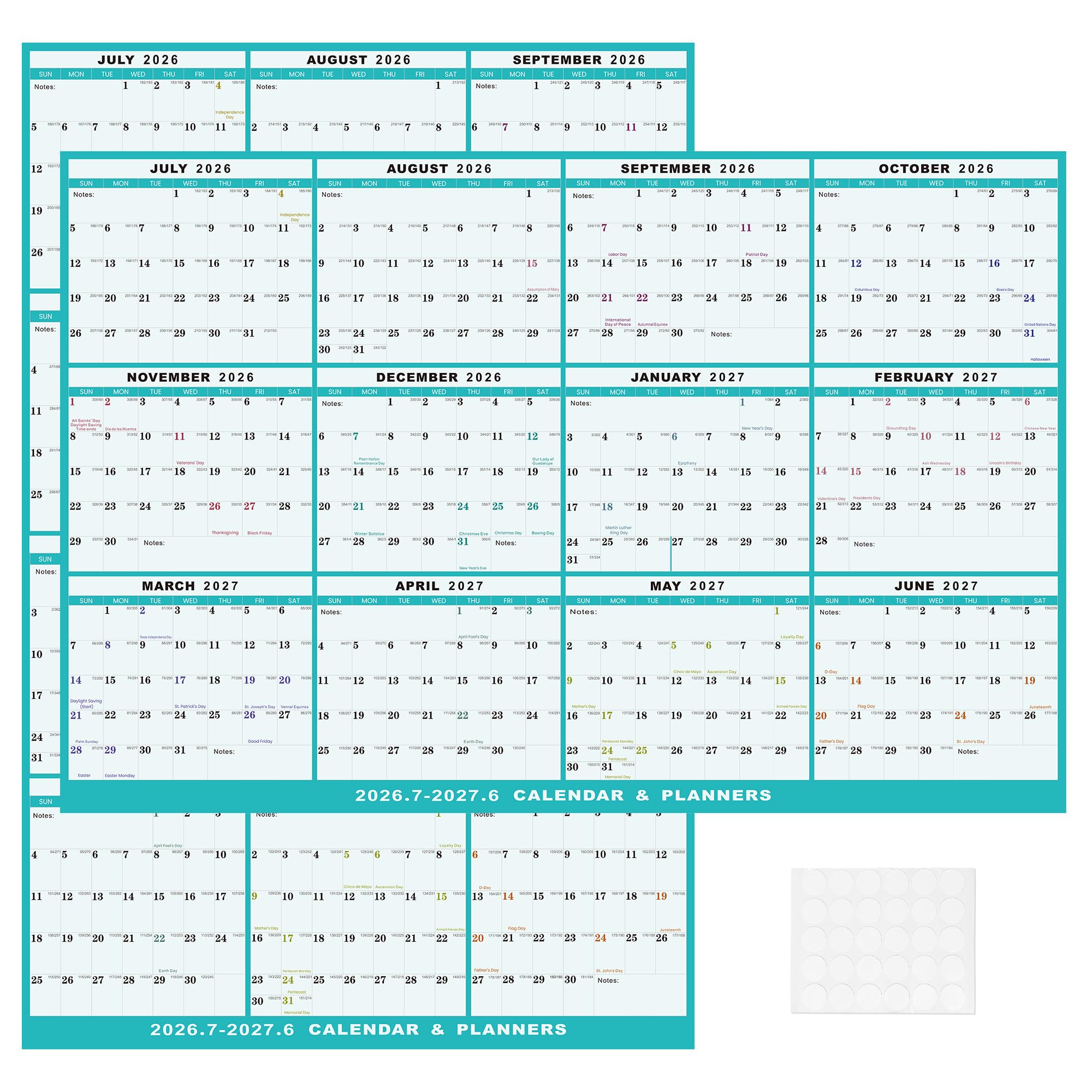 HUMAN MADE 2026 WALL CALENDAR 合計3部 Amazon.com: 3pcs 32